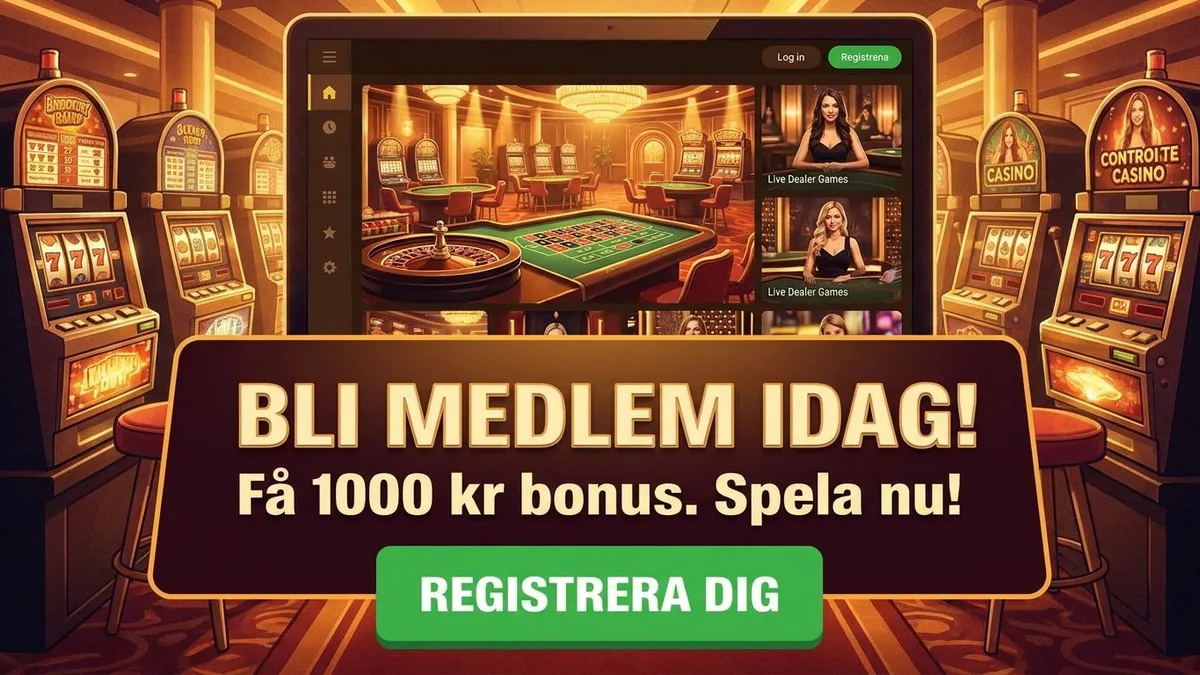 Registrera dig med bonus